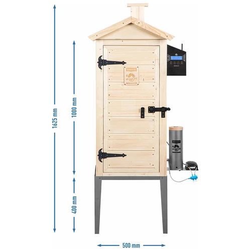 Wi‑Fi-ga suitsuahi, 200 L - dragON WOOD 100IQ elektrilise küttemooduli ja juhtseadmega - 13
