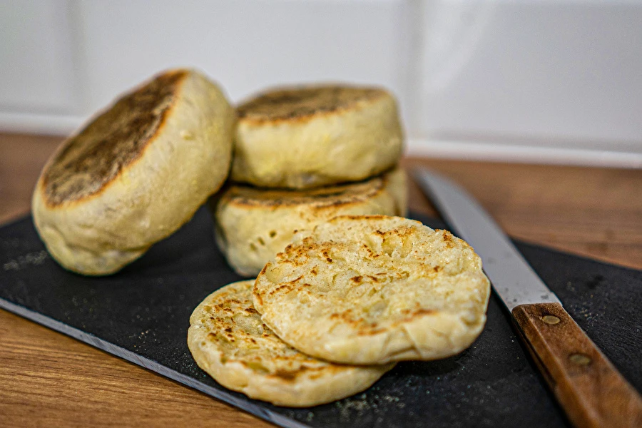Browin Przepiśnik - Pannil küpsetatud inglise muffinid